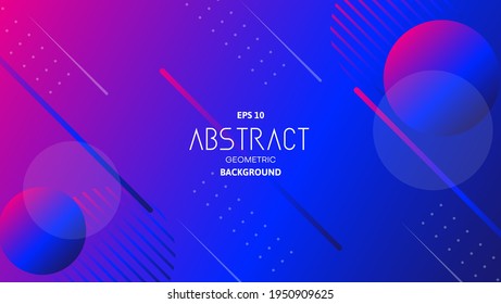 abstrakter geometrischer Hintergrund mit Blau-Rosa-Farbe