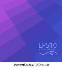 Abstract geometric background. Blue & purple pattern for your business presentation. Vector illustration