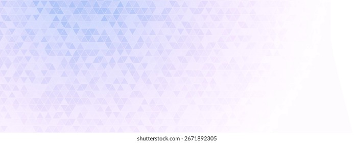 Abstract geometric background with blue and purple triangle pattern mosaic gradient texture.