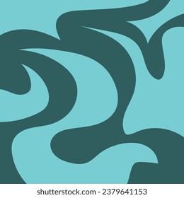 Abstract geometric background with Blue Sea colour palette