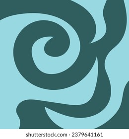 Abstract geometric background with Blue Sea colour palette