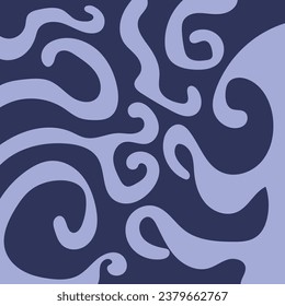 Abstract geometric background with Blue Sea colour palette