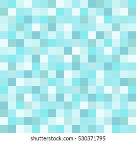 Abstract Geometric Background With Blue Squares