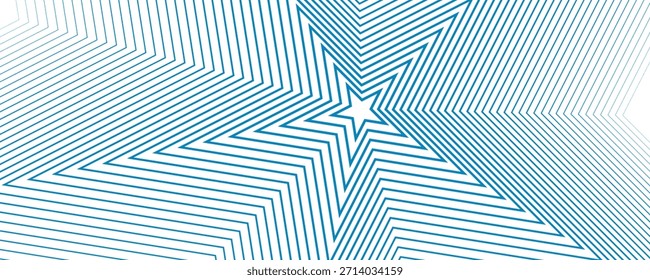 Abstrakter geometrischer Hintergrund mit blauen Sternen