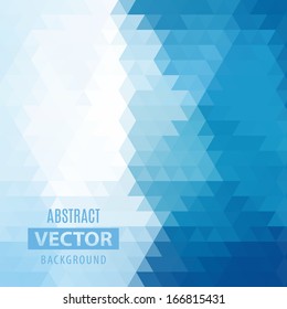 abstract geometric background with blue triangles line white star conceptual scene numeric new trendy site marketing flooring blue fancy lighting refreshing beauty art concept ornamental original bann