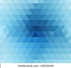 abstract geometric background with blue triangles