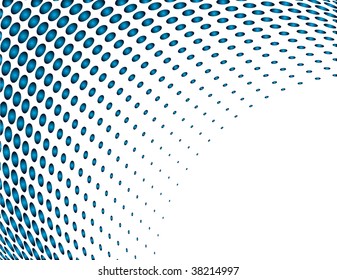 Abstract geometric background of blue. Vector illustration