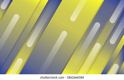Abstract geometric background blue and yellow. Vector illustration