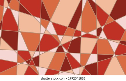 Abstract geometric background with bold color