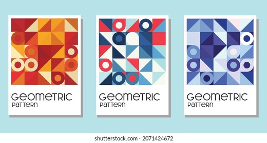 abstract geometric background for book cover, calendar, wall decor and tote bag