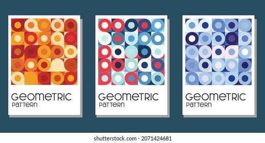 abstract geometric background for book cover, calendar, wall decor and tote bag