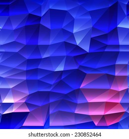 Abstract geometric background with bright colored polygonal pattern 