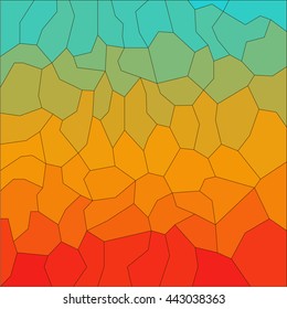 Abstract geometric background. Bright colored angular shapes. 