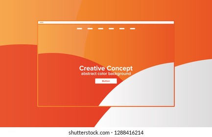 Abstract geometric background with bright colors. Creative web design concept for start page. User experience