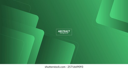 Abstract geometric background in bright colors with blue-green gradient color combination. Simple square pattern color lines on the background. Vector Eps10