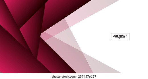 Abstract geometric background in bright colors with pink gradient color combination. Simple arrow pattern color lines on the background. Vector Eps10