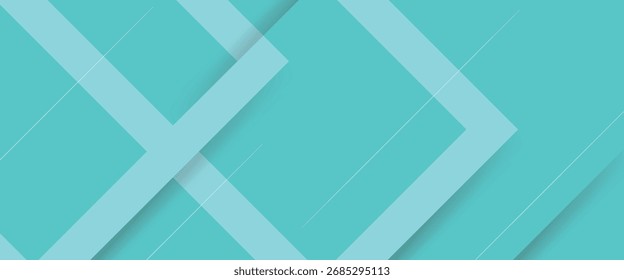Fundo geométrico abstrato com combinação de cor de gradiente azul-turquesa brilhante. Vetor Eps10