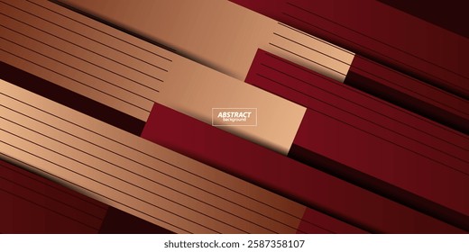 Abstract geometric background in brown. Simple rectangle pattern color lines on background. Vector Eps10