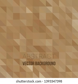 Abstract geometric background of brown triangles.