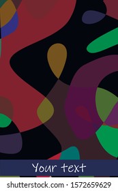 Abstract geometric background for business brochure cover design. Vector banner poster template