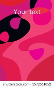 Abstract geometric background for business brochure cover design. Vector banner poster template