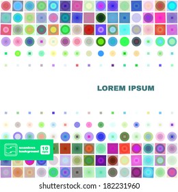 Abstract Geometric Background for business presentation. Vector
