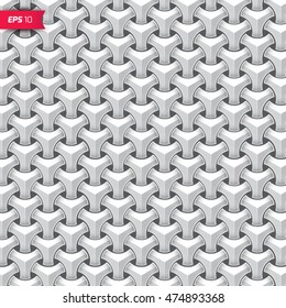 Abstract geometric background. Business or tech presentation, metallic cover template