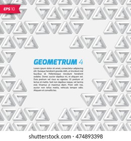 Abstract geometric background. Business or tech presentation, app cover template