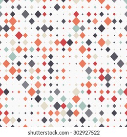 Abstract geometric background for business, web design, print.  Colorful vector rhombus background. Repeating geometric tiles from color rhombuses.
