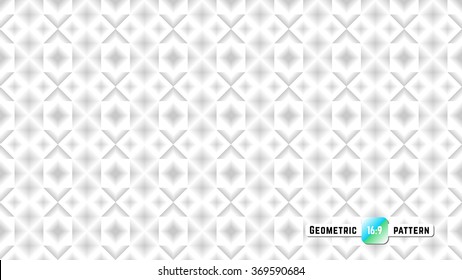 Abstract geometric background for business, web design, print. Vector seamless geometric pattern. Polygons. Modern stylish metallic texture. Repeating geometric tiles from triangles, squares, rhombus