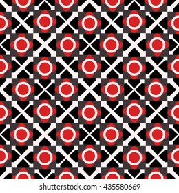 Abstract geometric background for business, web design, print. Colorful vector triangle seamless pattern. 
