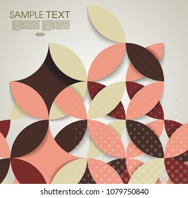 Abstract geometric background. Can be used for Cards, Covers, Voucher, Posters, and Flyers layout.