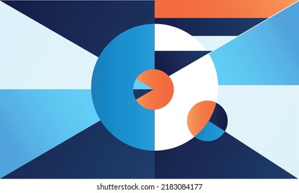 abstract geometric background, can be used for cover page, brochure, wall art, presentation, backdrop, wallpaper. Vector illustration, printable digital print.