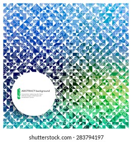 Abstract geometric background. Can be used to design, website layout,  covers, textiles and packaging