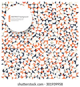 Abstract geometric background. Can be used to design, website layout,  covers, textiles and packaging