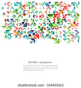 Abstract geometric background. Can be used to design, website layout,  covers, textiles and packaging