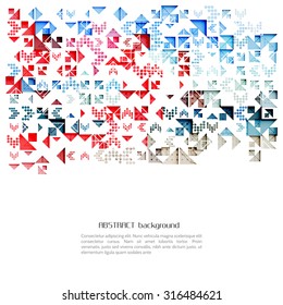 Abstract geometric background. Can be used to design, website layout,  covers, textiles and packaging