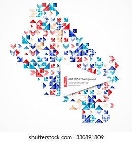 Abstract geometric background. Can be used to design, website layout,  covers, textiles and packaging