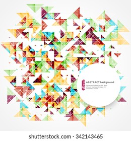Abstract geometric background. Can be used to design, website layout,  covers, textiles and packaging