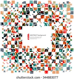 Abstract geometric background. Can be used to design, website layout,  covers, textiles and packaging