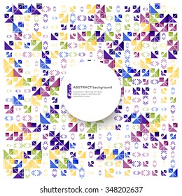 Abstract geometric background. Can be used to design, website layout,  covers, textiles and packaging