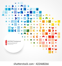 Abstract geometric background. Can be used to design, website layout,  covers, textiles and packaging