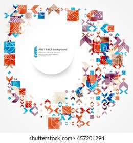 Abstract geometric background can be used to design, website layout,  covers, textiles and packaging