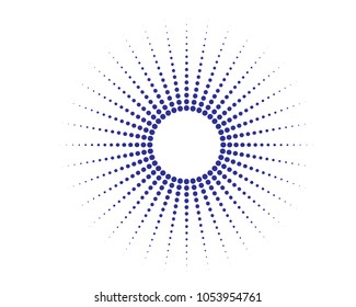 Abstract geometric background,  circle