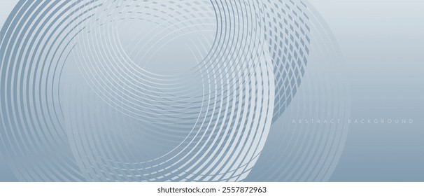 Abstract Geometric Background with Circle Line. Background Modern Pattern for Branding, Social Media, Advertising, Banners, Posters, Cards, Covers. 3D Gradient Tech Design.