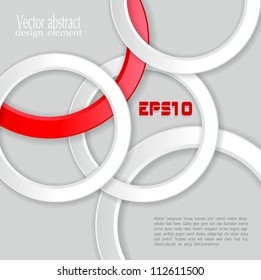abstract geometric background with circles