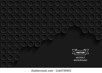 Abstract geometric background with circles.