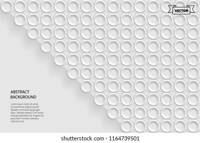 Abstract geometric background with circles.