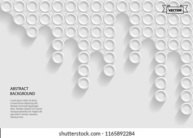 Abstract geometric background with circles.