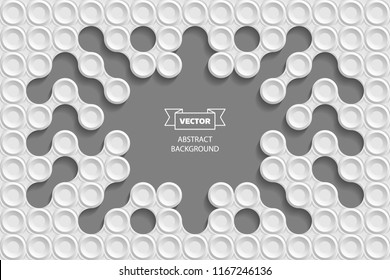 Abstract geometric background with circles.